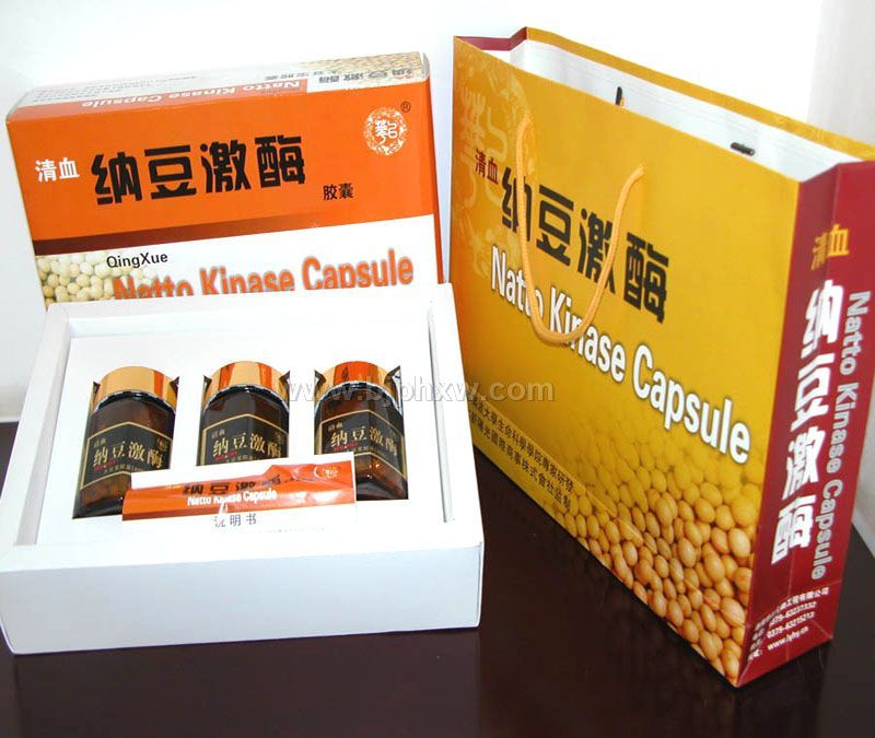 清血納豆激酶膠囊(溶栓降脂)禮盒裝——會(huì)銷保健品招商