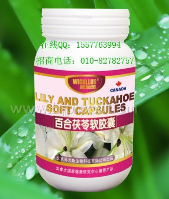 國家支持項目百合茯苓軟膠囊