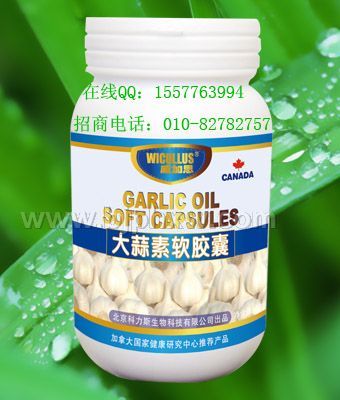 國家支持項目大蒜素軟膠囊