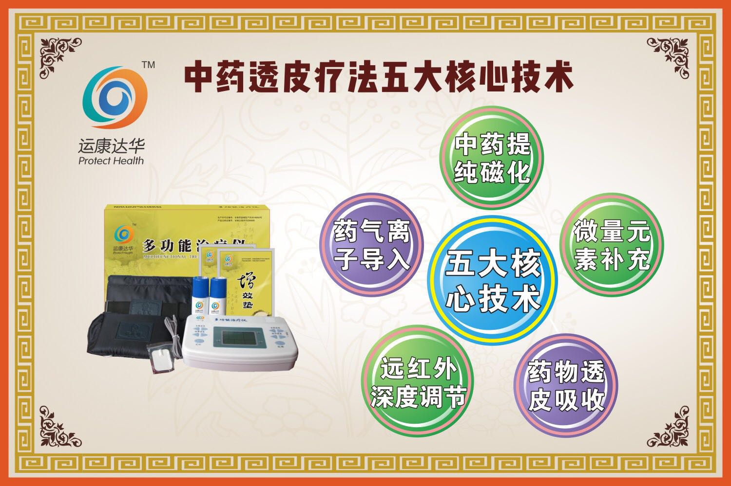 天水市中醫(yī)藥研究所➕康達中醫(yī)透藥 運康達華中藥提速多功能治療儀