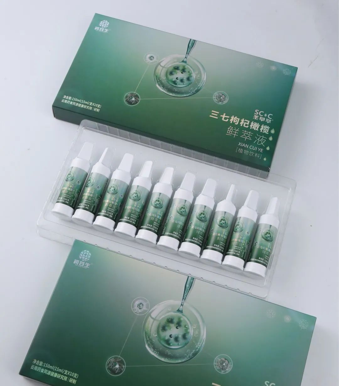 潤(rùn)蒼生 三七枸杞橄欖鮮萃液 植物飲料